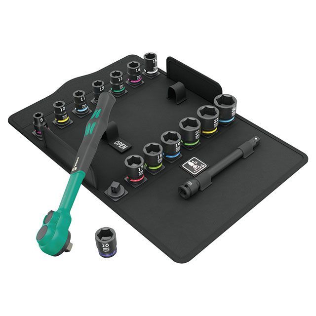 ヴェラ 005530 差込角3/8DR 16点組 コンフォートラチェットセット スタイルボックス入り ・005530｜モトメガネ 店