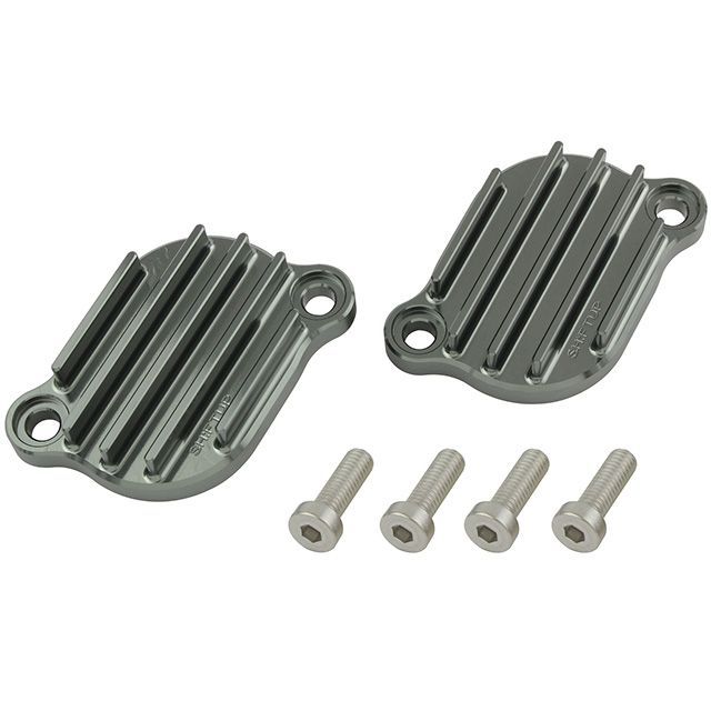 シフトアップ ビレットフィンタペットキャップセット(ガンメタ) 260114-09|モトメガネ 店