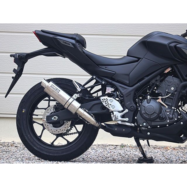 ダブルアールズ S.O.Vショートチタンオーバルソリッドタイプ YZF-R25/MT-25 NV2280JM｜モトメガネ 店