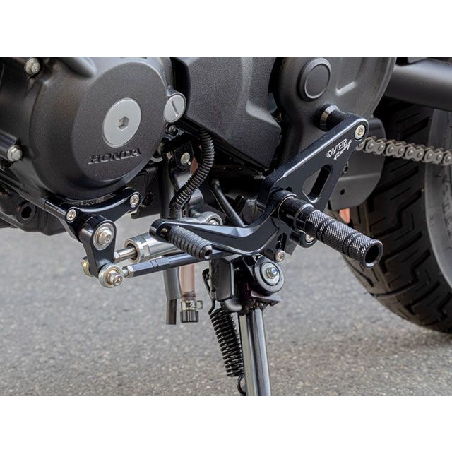オーバーレーシング BACK-STEP 4ポジション Rebel250（25-） E-Clutch（ブラック） REBEL250 E-Clutch ・51-132-02B｜モトメガネ 店