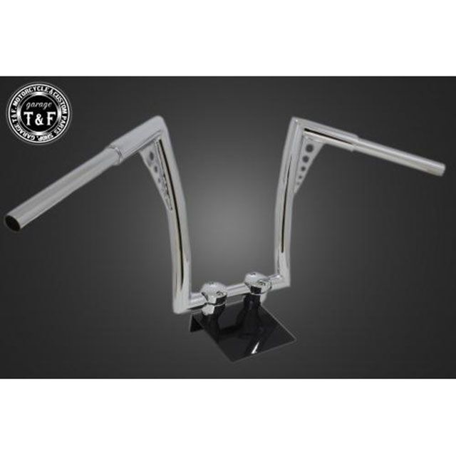 ガレージT&F 極太バットマンハンドル 14インチ 22.2mm（メッキ） 汎用 ・708264