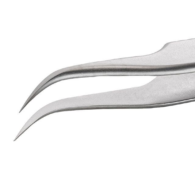 ideal-tek 7.SA.0.IT 極細ステンレスピンセット 45°曲鋭型 耐酸･耐磁 先端幅0.16mm 全長118mm 7.SA.0.IT
