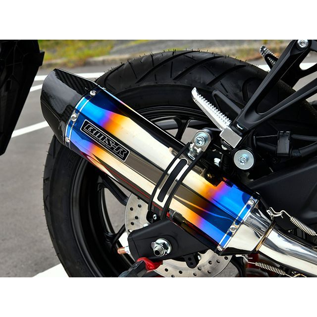 BMS CORSA-EVOII ヒートチタン スリップオン 政府認証 MT-25 YZF R-25 G277-65-P6J