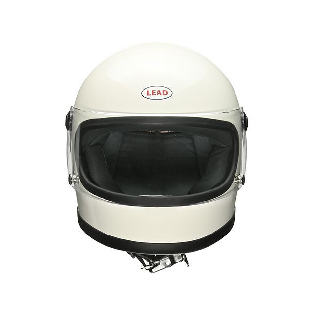 リード工業 RX-100R2 レトロフルフェイスヘルメット（ホワイト） RX100R2