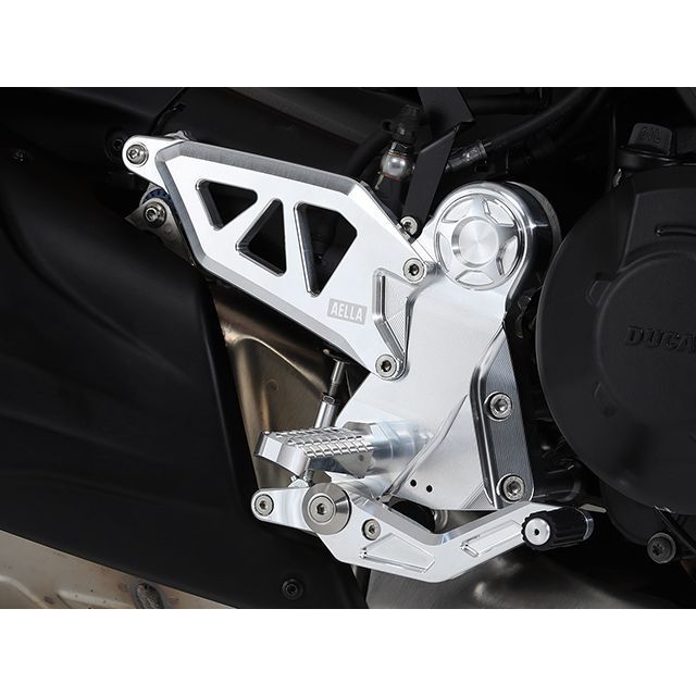 アエラ ライディングステップキット(ホワイト) DIAVEL V4 AE-10111-WT|モトメガネ 店