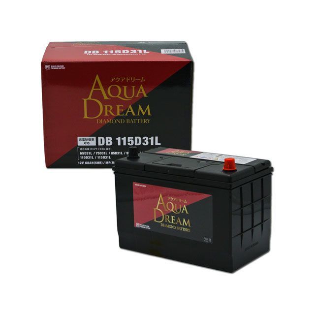 【メーカー直送】アクアドリーム DIAMOND 四輪バッテリー AD-DB-115D31L 115D31L|モトメガネ 店