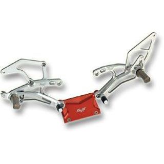 ロビーモト YZF-R1(07-08) バックステップ STD RC YZF-R6 カラー シルバー 001-Y0012A|モトメガネ 店