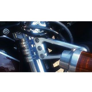 無料週刊誌幸 Posh Faith 汎用 電装ステー 埋め合せ手合い マシンドホリゾンヘッドライトステー 35 3クランプ 趣 黒いこと ポッシュフェイス Foxunivers Com