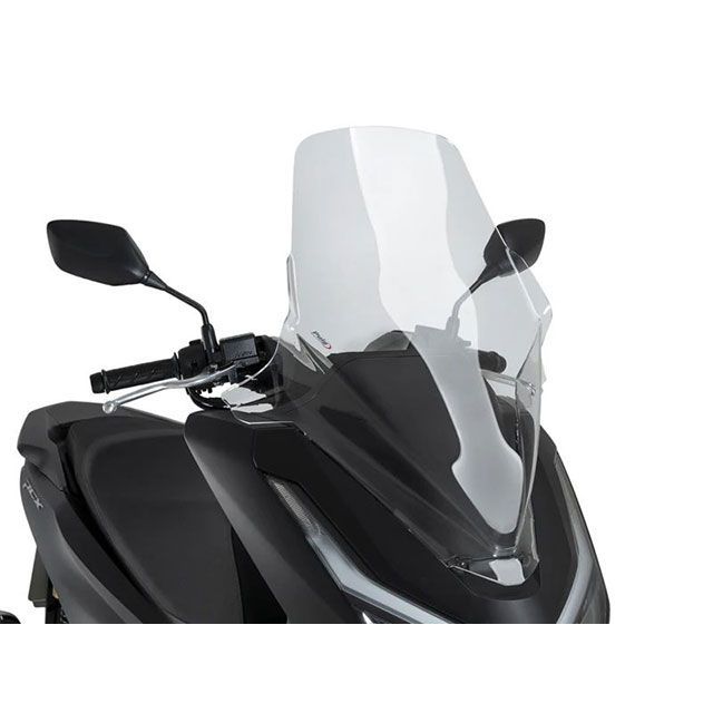 プーチ V-TECH LINE ツーリングスクリーン（クリア） PCX125 PCX160 22429W｜モトメガネ 店