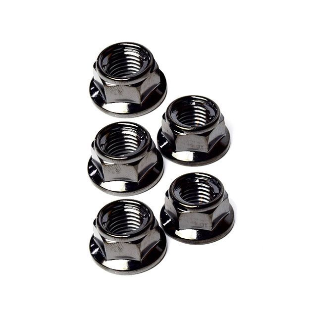 XAM BN-SN10B-5P SHINE LOCK NUT M10/5P（ブラック） M10 BN-SN10B-5P