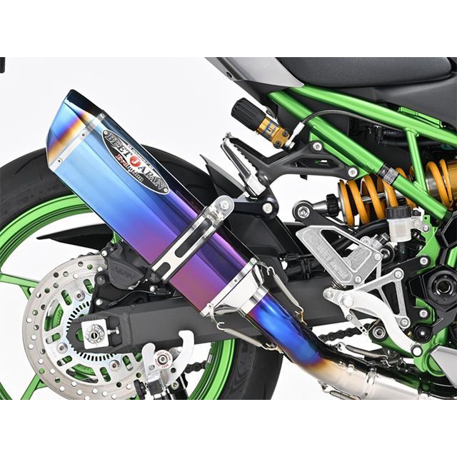 ビートジャパン NASSERT Evolution TypeII 政府認証適合 フルエキゾーストマフラー（パープルゴールド） Z900/SE 0223-KI8-PG｜モトメガネ 店