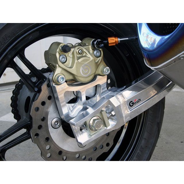 Gクラフト リアキャリパーサポート Z125PRO カラー シルバー 33193｜モトメガネ 店