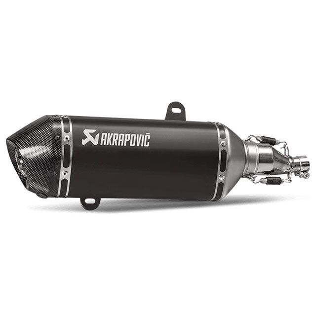 アクラポビッチ スリップオンライン ステンレス ブラック EC GTS150 GTS125ie S-VE125SO2-HZBL