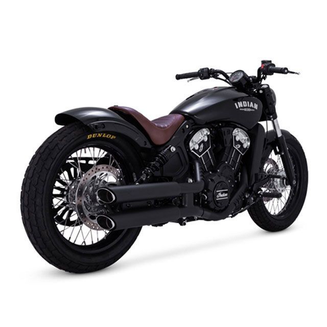 バンス TwinSlash PCX 3in Slip-on 3インチ ブラック マフラー SCOUT 1801-1533