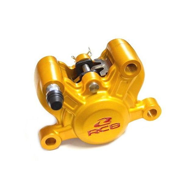 KN企画 RCB 2POT ブレーキキャリパー R55 SERIES 84mmピッチ（ゴールド） 汎用 01BC048G-KN