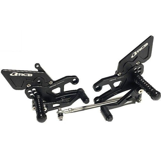 KN企画 RCB アルミバックステップ（GSX-R/S150） S2-V2シリーズ（ブラック） GSX-R125/125ABS/150 GSX-S125/125ABS/150 01FR034B-KN
