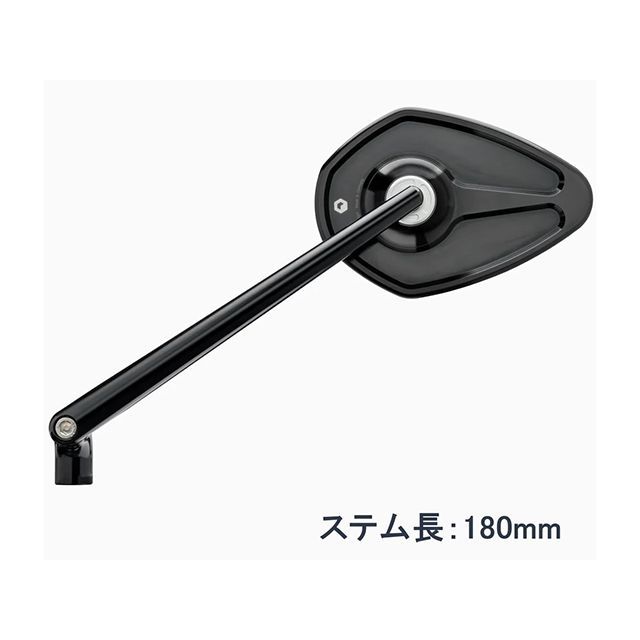 モトガジェット mo.ビュー スポーツ ステム長180mm ガラスレスミラー(1個) 汎用 MG-7004080|モトメガネ 店