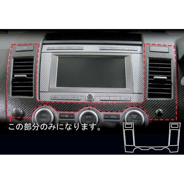 ハセプロ マツダ MPV LY3P センターパネル 黒 CCPMA-1｜モトメガネ 店 8,466円