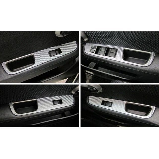 ハセプロ ニッサン ティーダ C11（2008.1～）MC後 ドアスイッチパネル ガンメタ CDPN-5GU