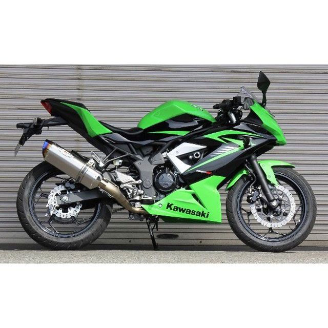 ビートジャパン NASSERT Evolution Type II フルエキゾーストマフラー Ninja250SL サイレンサー クリアチタン 0227-KD2-50|モトメガネ 店