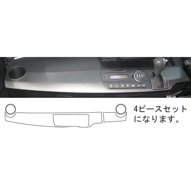 ハセプロ ホンダ フリードGB3・4（2008.5～）フリードスパイクGB3・4（2010.7～） インナーパネルセット ガンメタ CIPSH-1GU