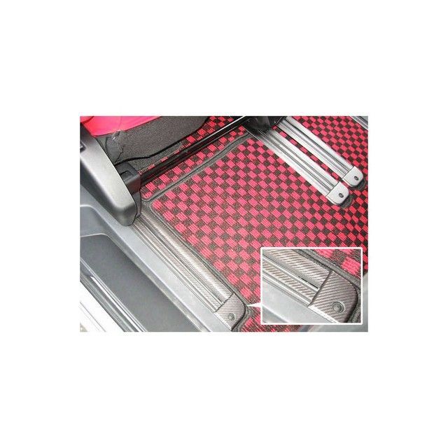 ハセプロ マジカルアートレザー ミツビシデリカD：5 CV5W（2007.1～） シートレールガード ガンメタ LCGU-SRGM1