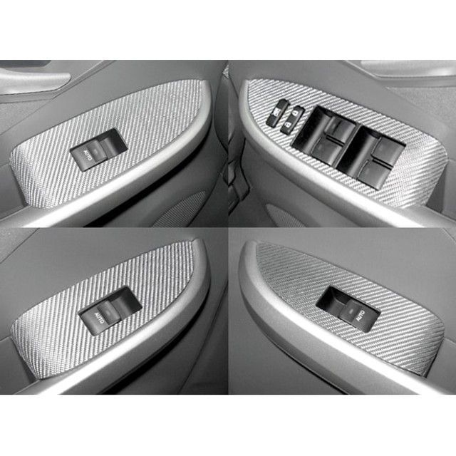 ハセプロ マジカルアートレザー トヨタプリウスZVW30（2009.5～） ドアスイッチパネル シルバー LCS-DPT9