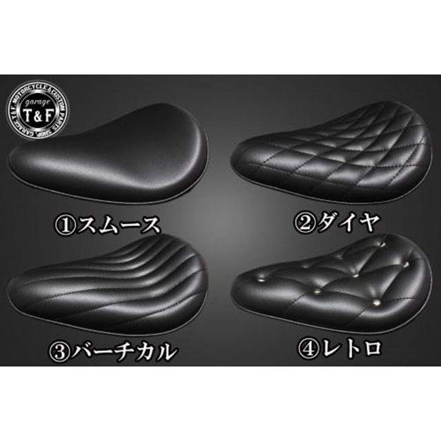 ガレージT&F スティード400 BSソロシート&リジットマウント用ステーSET スティード400VLX/VCL/VSE/VLS スティード400 タイプ スムース/ブラック ・8012419|モトメガネ 店