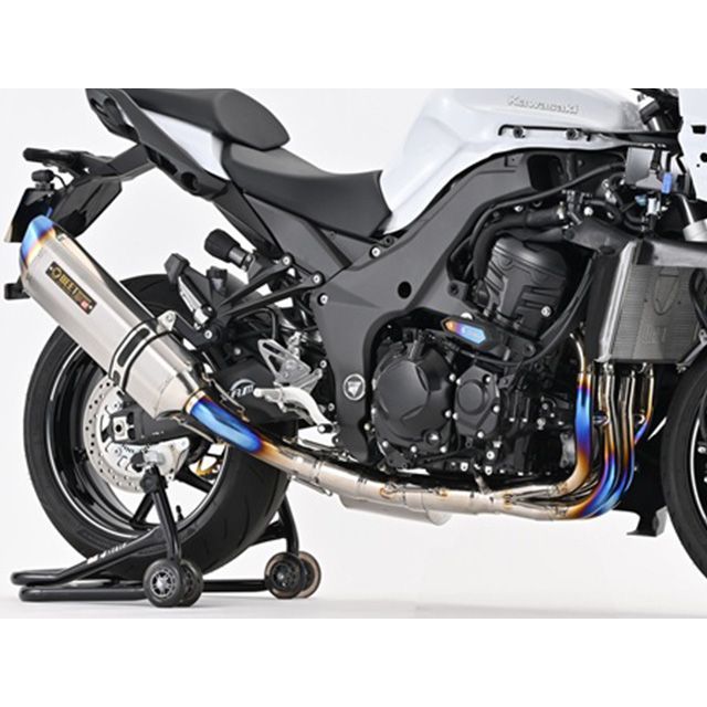 ビートジャパン NASSERT Evolution GT フルエキゾーストマフラー（アップ仕様/クリアチタンサイレンサー） Ninja1100SX 0257-KI7-50｜モトメガネ 店