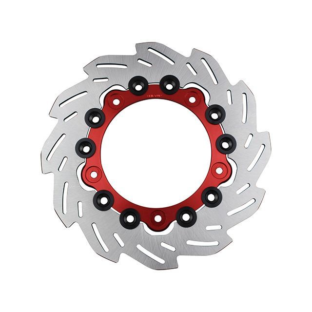 シフトアップ フロントウェーブディスクローター220mm/純正サイズ（インナー：RED/ピン：BLACK） 290056-02