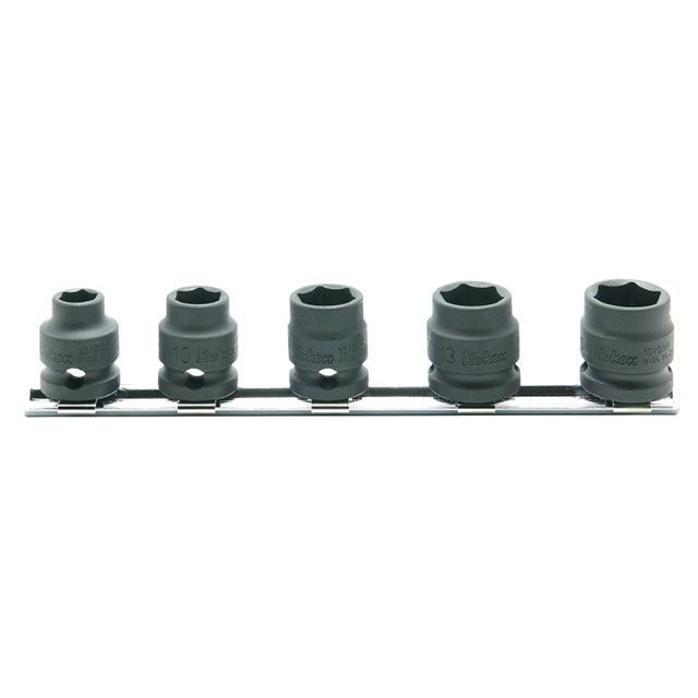 コーケン RS13401MS/5 5点組 3/8SQ インパクト6角ソケット ショートタイプ・レールセット RS13401MS/5