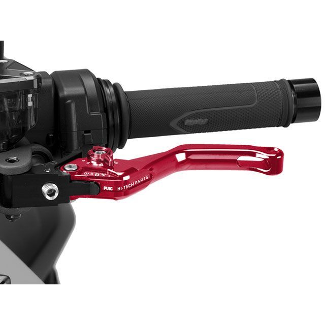 プーチ クラッチレバー 4.0. ショートタイプ(レッド/レッド) 汎用 4230RR|モトメガネ 店
