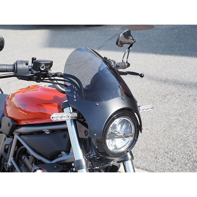 マジカルレーシング バイザースクリーン（マットブラック） ELIMINATOR400 カラー スモーク 001-ELM424-04B1