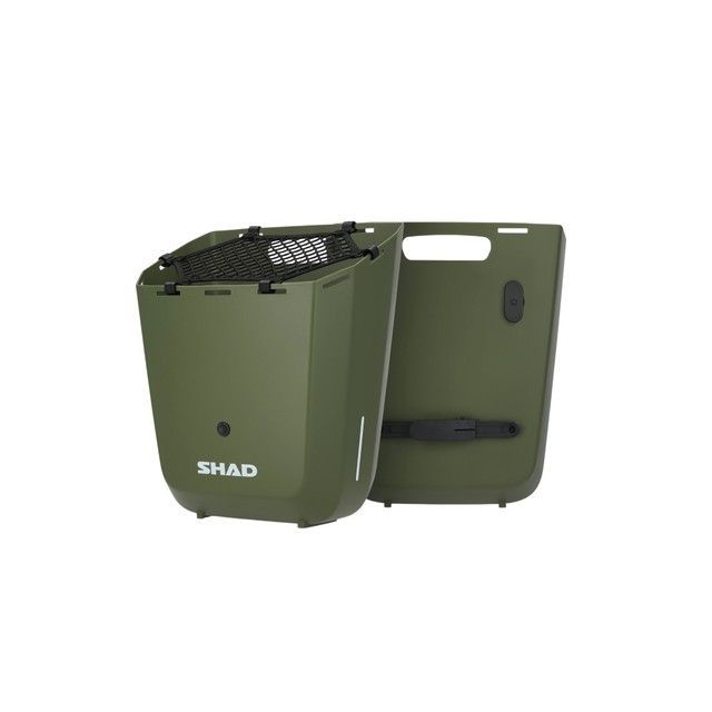 【メーカー直送】シャッド DAILY 自転車ボックス 20L 固定式 アムステルダムグリーン BH0D20007F|モトメガネ 店