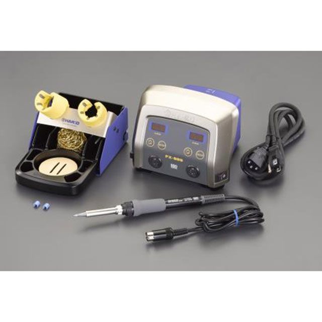 エスコ 100V/135W コントローラ付半田ごて(温度表示) EA304AR|モトメガネ 店