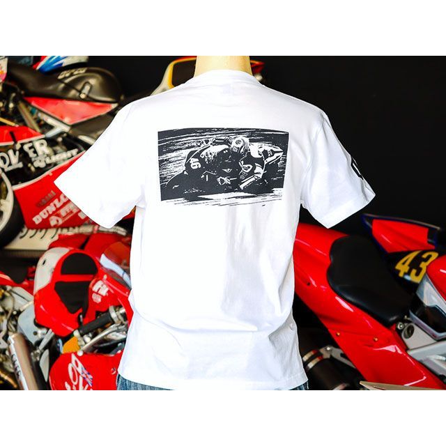 オーバーレーシング OVER Racing OV-46 Tシャツ（ホワイト） サイズ XL ・95-99-65XL