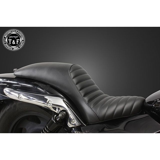 ガレージT&F エリミネーター250V ガンファイターシート/タックロール（ブラック） エリミネーター250V ・8031710｜モトメガネ 店
