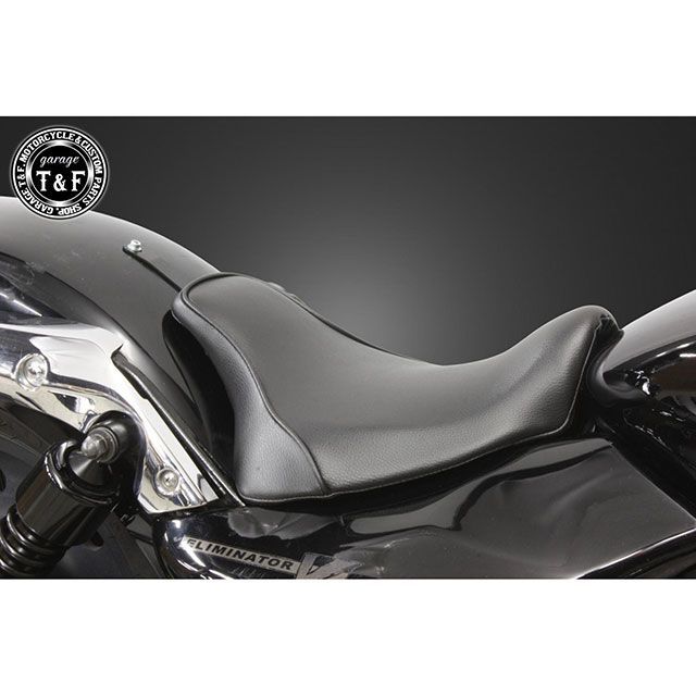 ガレージT&F エリミネーター250V フラットシングルシート/スムース（ブラック） エリミネーター250V ・8031721｜モトメガネ 店