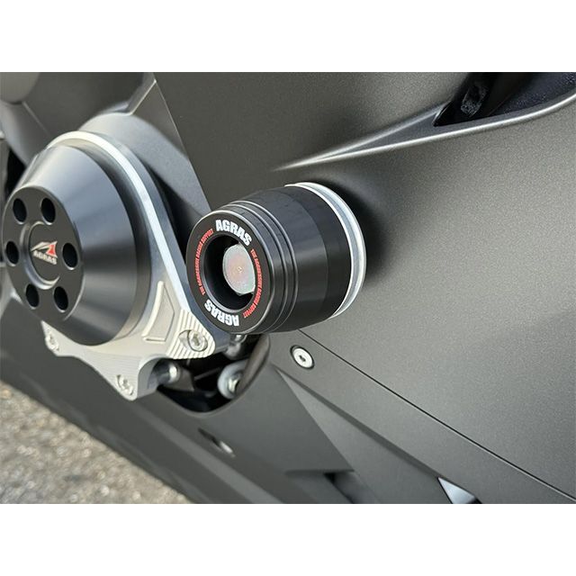 アグラス レーシングスライダーフレームタイプ CBR600RR ジュラコン（R） ホワイト（ロゴ無） 342-187-000｜モトメガネ 店