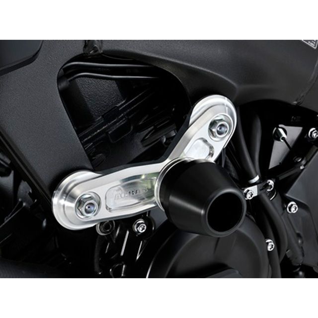 アグラス レーシングスライダーエンジンハンガータイプ φ60 GSX-S1000 ジュラコン(R) ホワイト(ロゴ有) 342-309-001X|モトメガネ 店