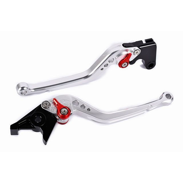 SPEEDRA アジャストレバー スタンダードロング（レバー本体カラー：シルバー） アジャスターカラー チタン LVBG096SR-TM｜モトメガネ 店