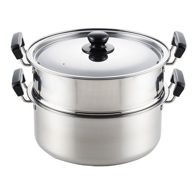 ヨシカワ 蒸しもの鍋二段蒸し器28cm SH9867｜モトメガネ 店