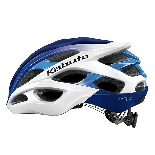 オージーケーカブト（自転車） ヘルメット FALUX/ファルクス（G-1ホワイトブルー） サイズ S/M（55-58cm）｜モトメガネ 店