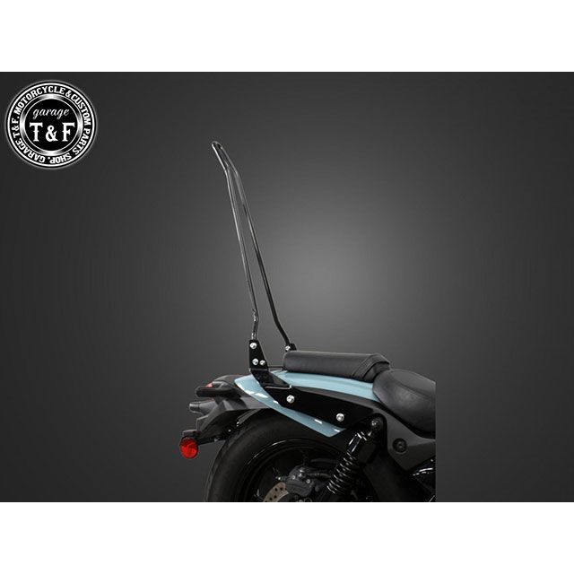 ガレージT&F エリミネーター400 純正フェンダー専用シーシーバーロング（ブラック） ・8051504｜モトメガネ 店