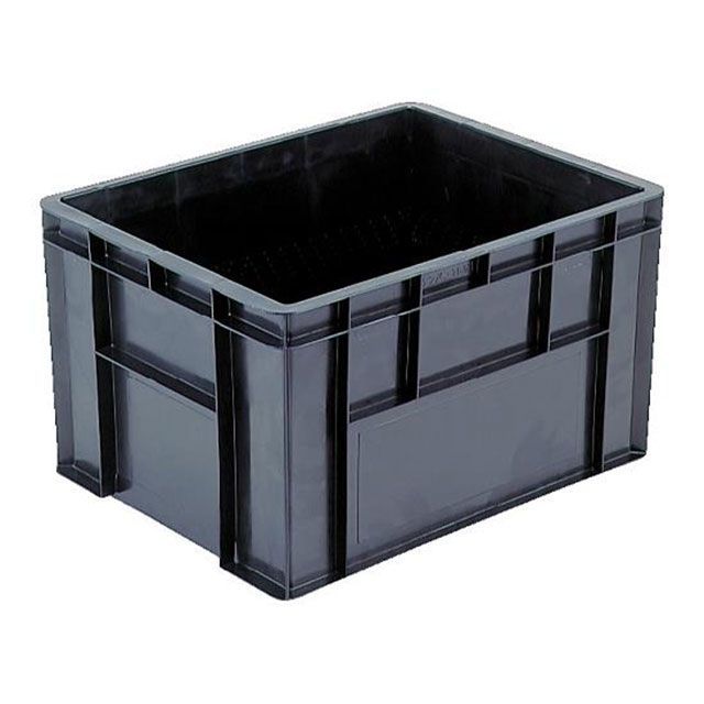 エスコ 594&times;456&times;354mm/76.3L ハイテクコンテナ/ESD EA506AE-253｜モトメガネ 店 9,175円