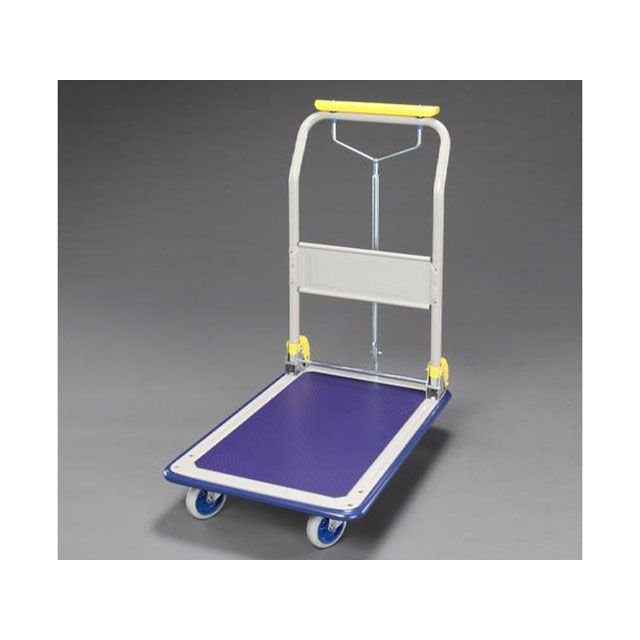 エスコ 620&times;480mm/150kg 運搬車（ハンドブレーキ付） EA520BY-71｜モトメガネ 店