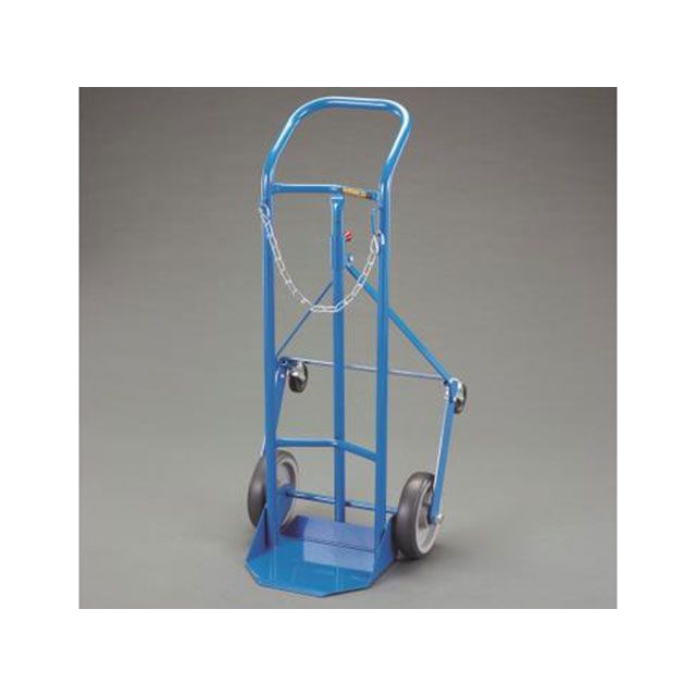 エスコ 480×1060mm/113kg ハンドトラック(ボンベ用) EA520WB-20|モトメガネ 店