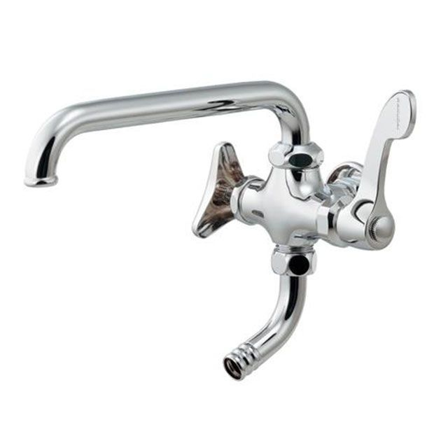 エスコ PJ1/2&rdquo; 双口横形自在水栓 EA468BA-7A｜モトメガネ 店