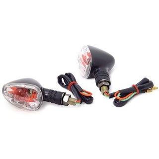 SP武川 ストリームラインウインカー M8mm/20mm 汎用 ボディカラー ブラック ・09-03-0911
