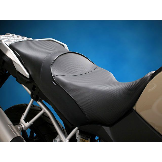サージェント ワールドスポーツ パフォーマンスシート(レギュラーシート/Duratex) V-Strom1000/XT V-Strom1000 パイピング G-100 Metallic Space Blue WS-625-SE